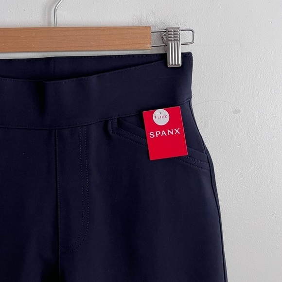 Spanx Blue Backseam Skinny Pant in Ponte Size S Petite - Picture 5 of 9